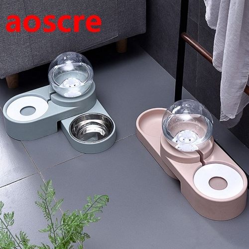 Cat Dog Feeder Automatic Bubble Fountain Cats Pet Drinker Do