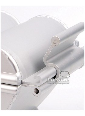 Big heart 10cm long cylinder open-closing thick anodizing al