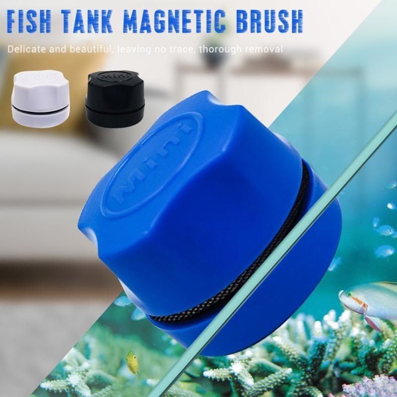 Aquarium Fish Tank Magnetic Clean Brush Glass Window Algae