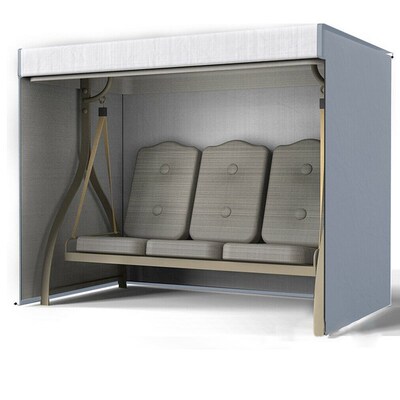 3Seater Outdoor Swing Chair Courtyard Garden Hammock Patio C