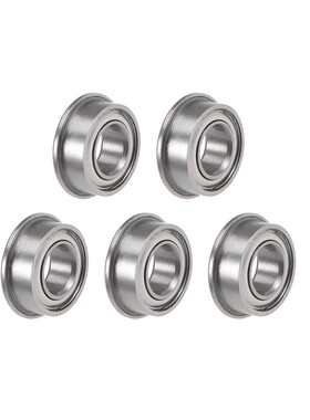 MF84ZZ Flange Ball Bearing 4x8x3mm Shielded Chrome Bearings