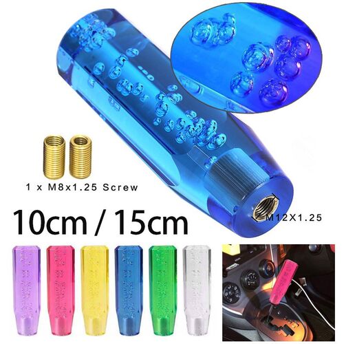 10/15cm Universal Car Manual Gear Shift Knob Stick Crystal B