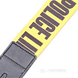 Guitar Strap for Electric Bass Guitar Parts Yellow Adjustabl