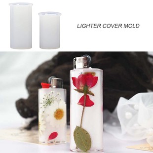 4PCS Lighter Case Silicone Molds Handmade 适用于 DIY Crafts