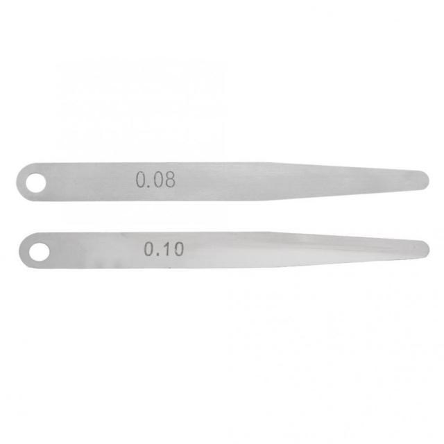 5 pcs 0.08mm/0.1mm Thickness Feeler Gauge Metric Filler Thic