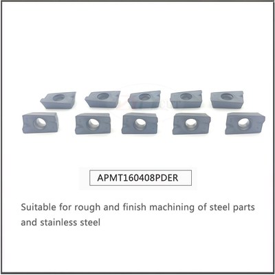 10PCS APMT1604PDER H2/M2 P201F,R0.8 Planar roughing cutter b