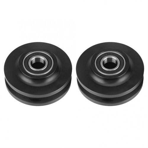 2Pcs Sliding Barn Door Wheel Closet Hardware Roller Cabinet