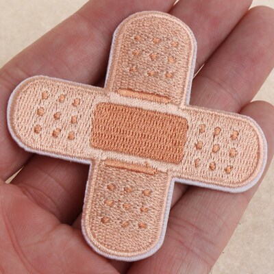 Bandage Embroidery Patch for Clothes Iron on Sticker Biker P