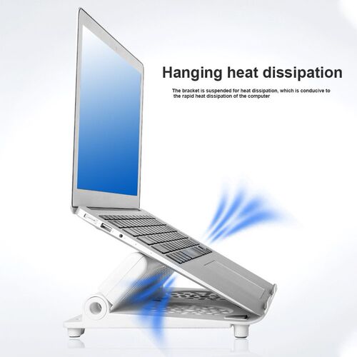 Portable Foldable Desk Reduce Fatigue Anti Slip Riser Angle