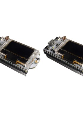 2Pcs 868-915MHz SX1276 ESP32 LoRa 0.96 Inch Blue OLED Displa