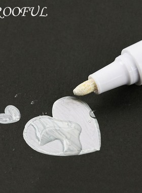 12colors/set Metallic Paint Marker Permanent Art Markers DI