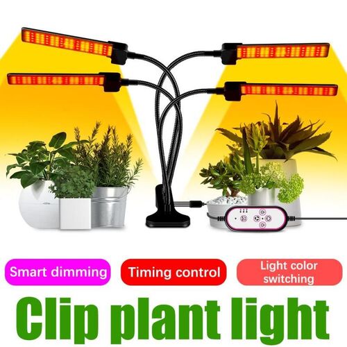 LED Growing Lamps Clip Plant Light Indoor Intelligent Full-s