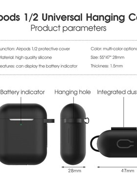 Soft Silicone Case For Apple Airpods 2/1 case Cover Air Pod