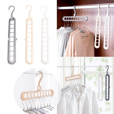 3D Space Saving Magic Clothes Hanger With Hook Cabinet Organ