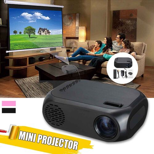 80 Inch Home Projector Large Screen 1920 * 1080P 400LM USB P