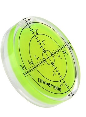 60x12mm Turnable Precision Round spirit level measurement To