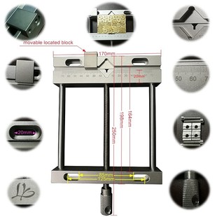 tongs all jaw Aluminium 198mm 170 Vice Flat CNC parallel New