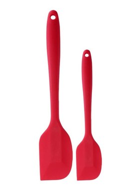 2pcs/pack Silicone Spatula Heat Resistant Baking Scraper But