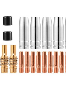 20Pcs Nozzles Contact Tips Holders Mig Welder Consumable Acc