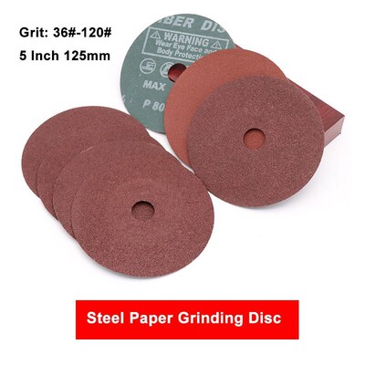 5 Inch 125mm Steel Grinding Pads Angle Sandpaper Polishing D