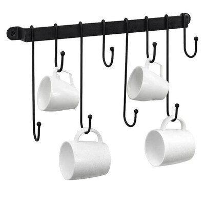Coffee Mug Rack,Wall Mounted Coffee Cup Holder with Flexible