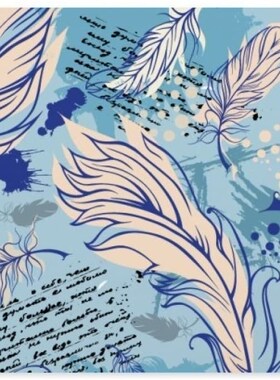 Feather Water Ocean Dot Letter Phone Screen Cleaner Glasses