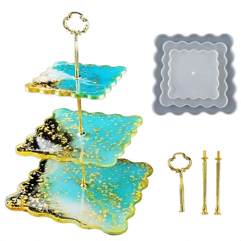 1pc european-style wedding banquet three-layer fruit plate d