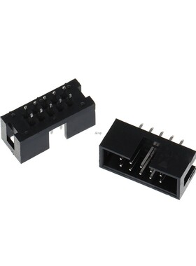 YAM 10 Pcs DC3 10 Pin 2x5 Pin Double Row 2.54mm Pitch Straig