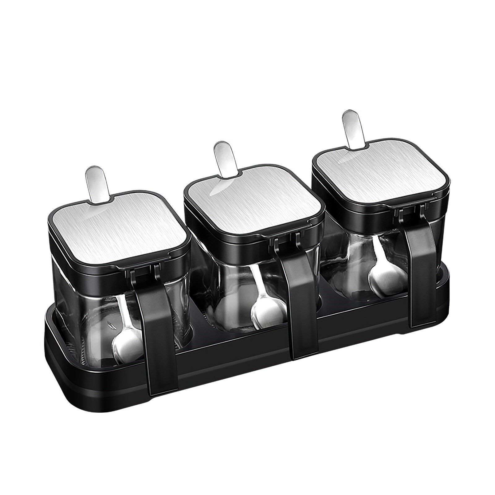 300ml salt sugar pepper kitchen seasoning pot heat-resistant