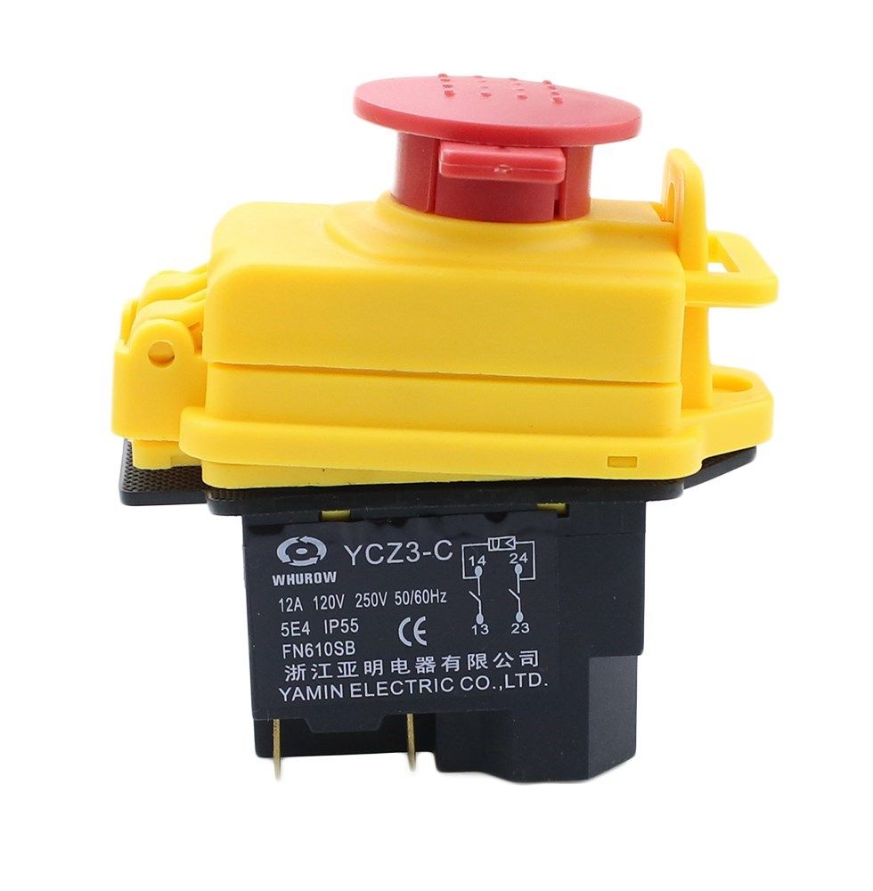 push button electromagnetic switch momentary reset type pres