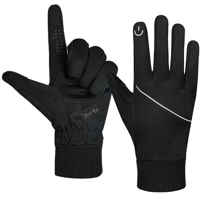 Winter Thermal Gloves, Windproof Touch Screen W