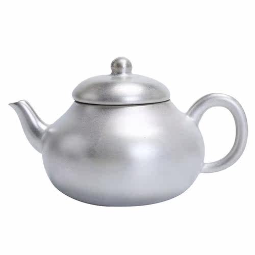 Silver pot handmade Xishi pot household small silver teapot