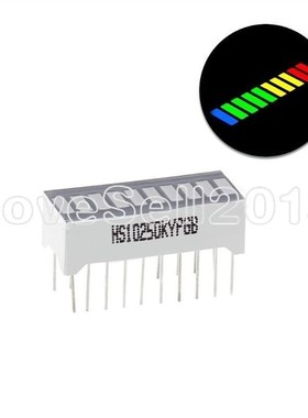 5PCS 10 Segment 4 Color LED Battery Level Bar Graph Power D