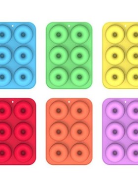 Silicone Donut Mold Baking Pan Non-Stick Baking Pastry Choco