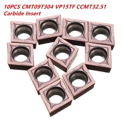 10pcs CCMT09T304 VP15TF CCMT32.51 Carbide Insert Carbide Cut