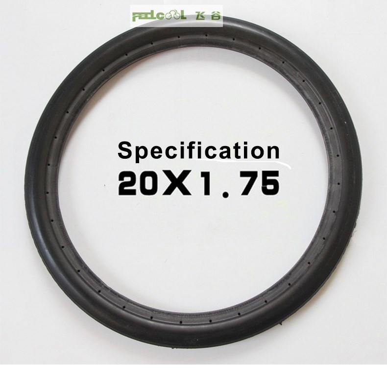 75 bicycle solid tires 20 inch 20x1.75 tires anti-slip
