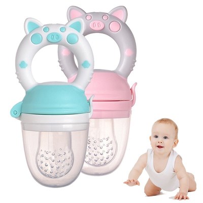 Silicone Fresh Food Nibbler Baby Feeder Kids boy girl Fruit