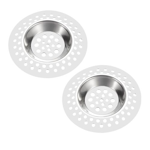 2 Pcs Kitchen Sink Garbage Strainer,  1.8 Inch Rim Stainless