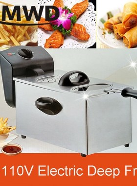 Electric Oil Deep Fryer Stainless steel Commercial Fried Chi