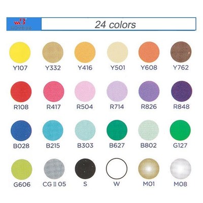 STA 12/24 Colors Acrylic Permanent Paint Marker pen for Cera