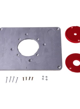 Aluminum Router Table Insert Plate 适用于 Wood Router Trimme
