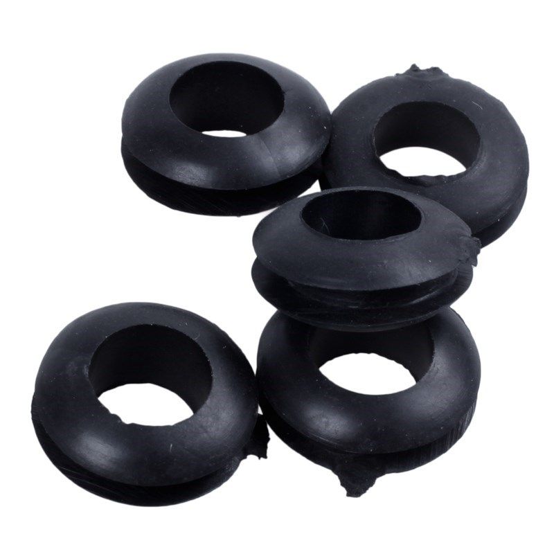 5 Pcs 8Mm Black Grommets Cable Grommet Cable Routing Rubber