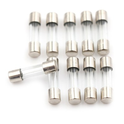 10pcs Slow 5mm x 20mm 1.6A T1.6A 250V Blow 1.6Amps Glass Tub