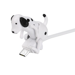 Mini Humping Spot Dog Toy Smartphone Cable Charger Data 1M