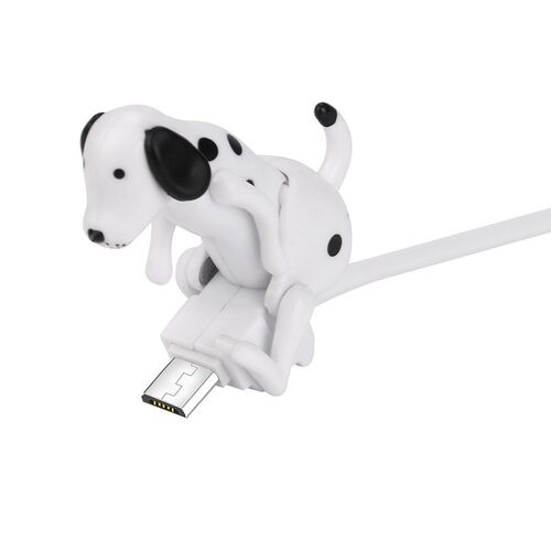 Mini Humping Spot Dog Toy Smartphone Cable Charger Data 1M