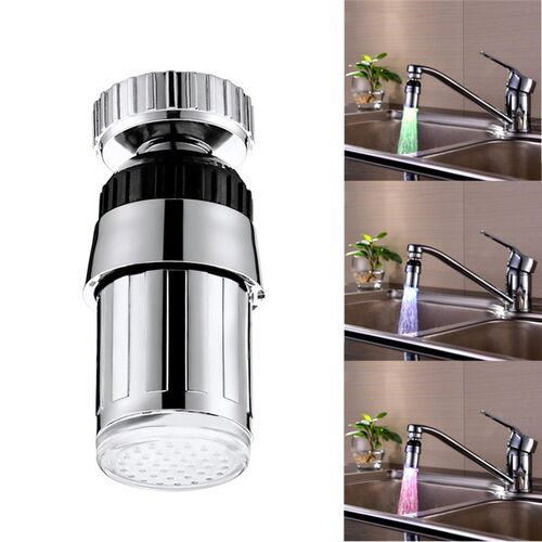Leante 360 Rotation LED Water Faucet Tap Heads Aerators Kitc