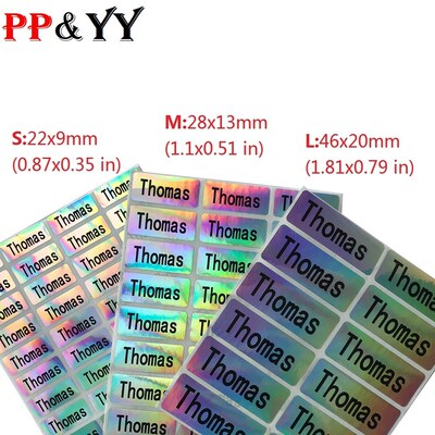 Colorful Changeable Name Sticker CustomWaterproof Personali