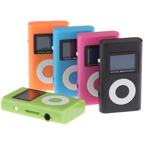 1PC Mini MP3 Player Mini LCD Screen Micro TF Card Portable S