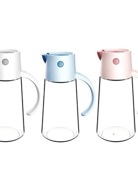 Automatically Open Lid Oil Bottle Dispenser Glass