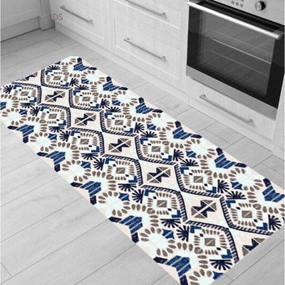 Non-Slip Floor Mat Bohemian Kitchen Mat Door Rugs  Living Ro